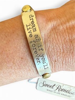 Sweet Romance Inspirational Dream Message Bracelet
